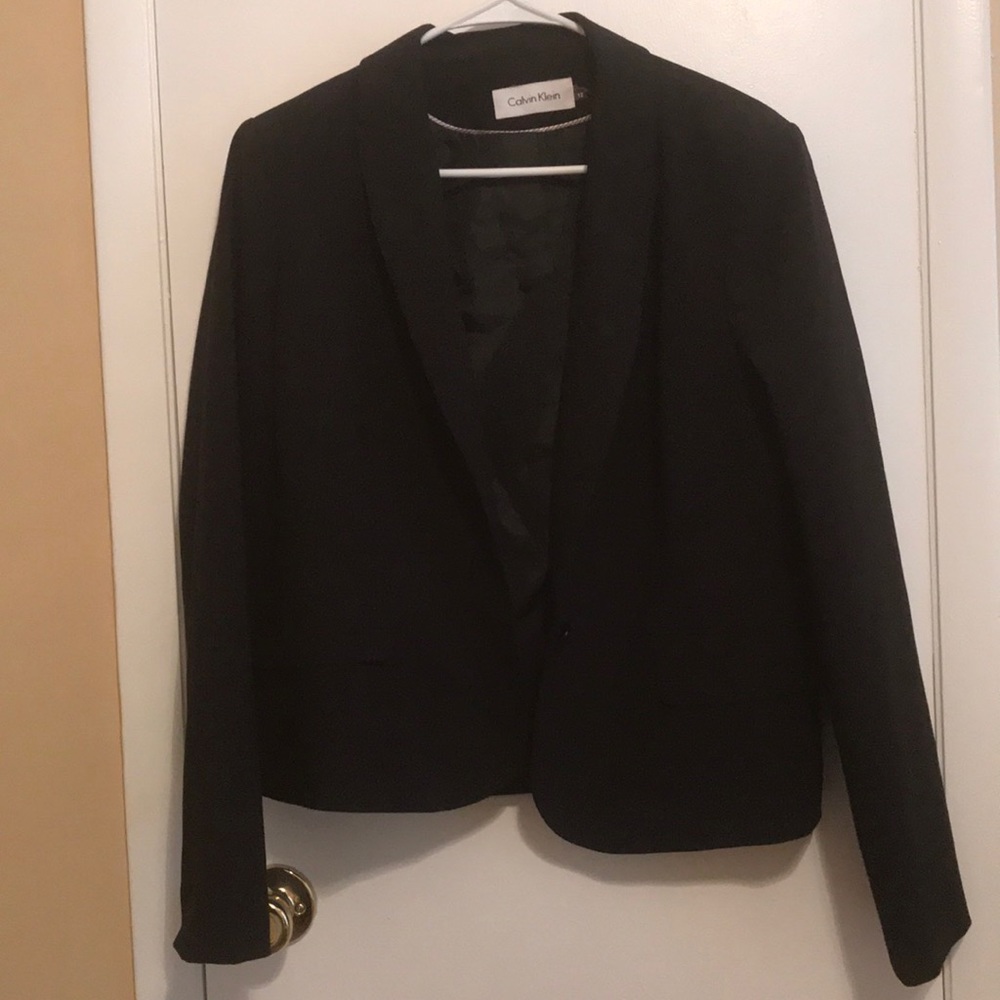 Black Calvin Klein Blazer